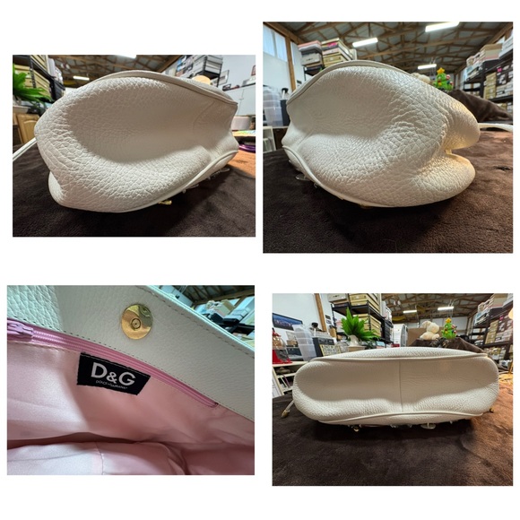 Dolce and Gabbana Authentic and Rare White Handbag with jeweled embellishments - Picture 4 of 8